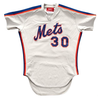 1985 Mel Stottlemyre Game Used and Signed New York Mets Road Jersey